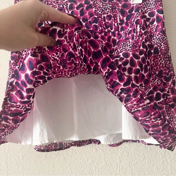 NWT Lilly Pulitzer Charleston Skirt Hollyhock Gigi Giraffe Mini a-line Size 6 - Picture 3 of 6